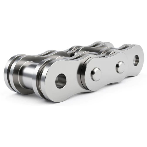 Industrial roller chain for driven sprocket systems