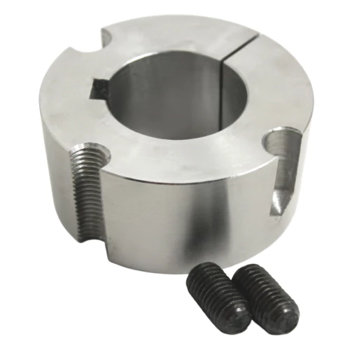 Taper lock bushings for driven sprocket shaft mounting